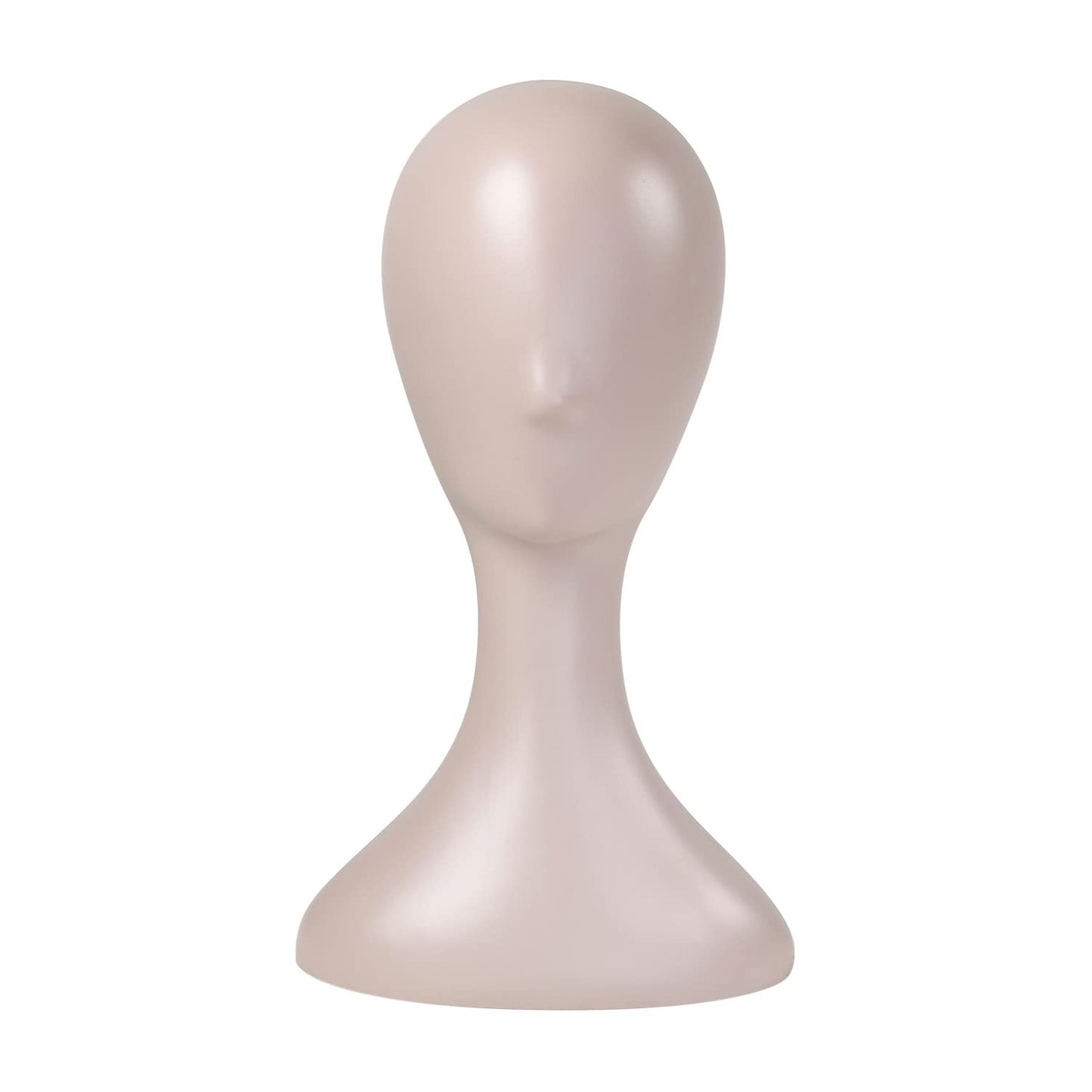 16 Inch Studio Limited Professional Plastic Mannequin Head (Nude), Durable Women Model Wig Stand Display Styling Making Display Holder with Jack for Hat, Mask, Headdress, Necklace
