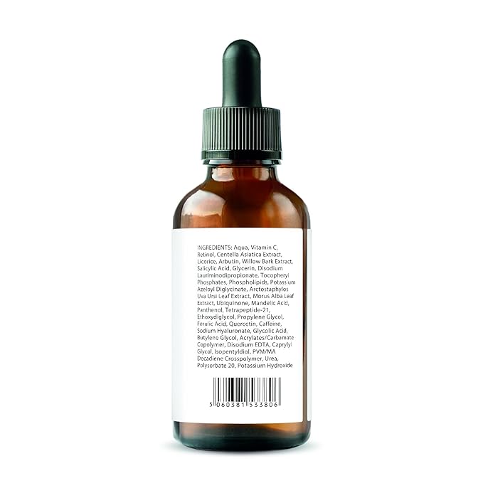 Triple Strength Hyaluronic Acid Serum – 6% Strength Double Weight, Easy Absorb Hyaluronic Acid with Added Vitamins C & E, Resveratrol and CoQ10– 30ml / 1 fl oz (4 Bottles)
