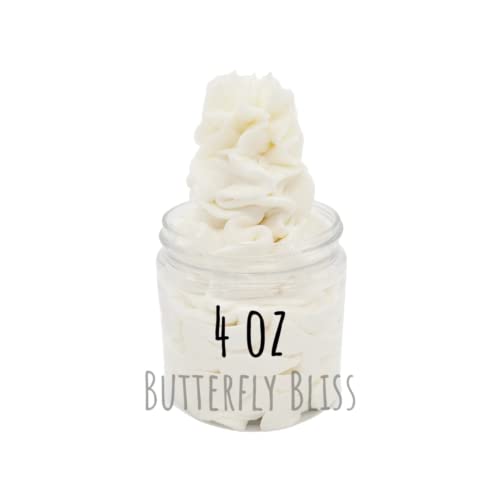 Butt Naked Whipped Body Butter, natural lotion, organic, 8oz jar, made with shea butter, mango butter, coconut oil, almond oil