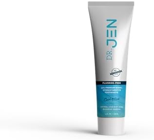 Dr. Jen's 10% Nano Hydroxyapatite Toothpaste - Fluoride Free, Xylitol Toothpaste