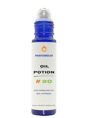 Oil Potion # 20 Inspired by Bal d'Afrique Unisex Uncut Grade A Fragrance Body Oil Dupe Concentrated Long Lasting Roll-On 10ml / 0.33 oz