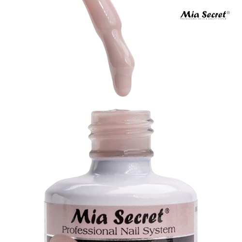 Mia Secret Rubber Gel for nails MADE IN USA for Salon and DIY (Tulip, 0.5 fl oz)