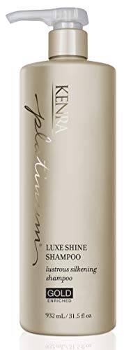 Kenra Platinum Luxe Shine Shampoo/Conditioner | Gold Enriched | Transforms Dull And Lifeless Strands To Glamorous And Full-Bodied Hair | All Hair Types