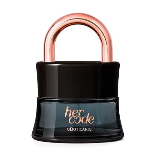 O Boticário Her Code Eau de Parfum, Long-Lasting, Fruity Floriental Fragrance Perfume for Women, 1.7 Ounce