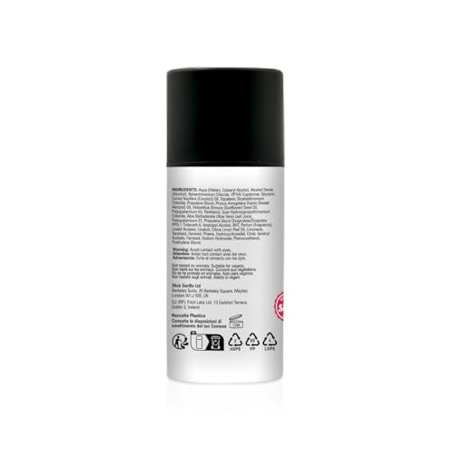 Slick Gorilla Curl Cream for Men | 3.38 Fl Oz (100 ml) | Paraben Free Moisturizing Styler | Lightweight Hold for Wavy & Curly Hair | Frizz Control | Curl Enhancer | Non-Greasy | For Daily Use