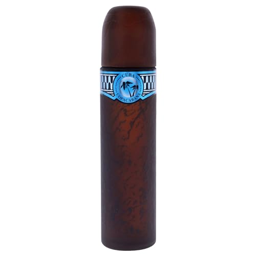 Cuba Brazil Copacabana Eau de Toilette Spray for Men, Brown, 3.3 Fl Oz