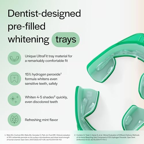 Opalescence Whitening Bundle - Opalescence Go 15% Hydrogen Peroxide Prefilled Whitening Trays and Whitening Toothpaste - Mint Flavor 5194-5166