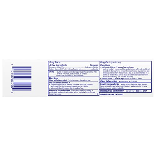 Sensodyne Pronamel Multi-Action Enamel Toothpaste for Sensitive Teeth, to Reharden and Strengthen Enamel, Cleansing Mint - 4 Ounces
