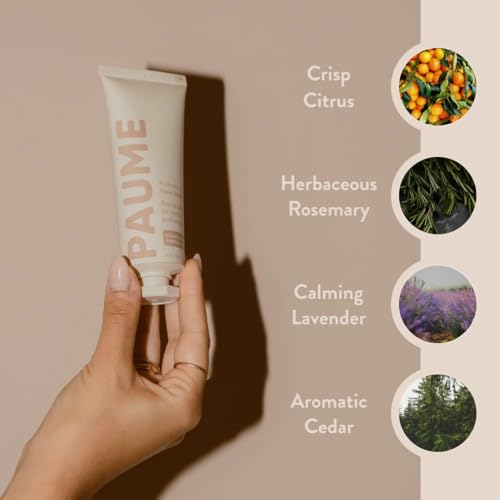 PAUME Probiotic Hand Balm, Non-Greasy, Fast Absorbing, Long Lasting Hydration, Hand Moisturizer for Dry, Chapped, Aging Skin, 2oz