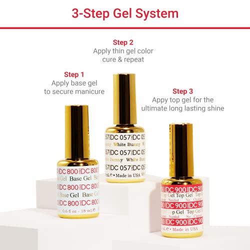 DND Gel Polish Set - 1 each of Gel Polish and Nail Polish, 060 Beet Root, 0.5 Fl Oz
