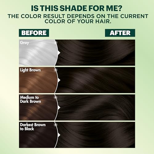 Garnier Hair Color Nutrisse Ultra Coverage Nourishing Creme, 200 Deep Soft Black (Black Sesame) Permanent Hair Dye, 3 Count (Packaging May Vary)