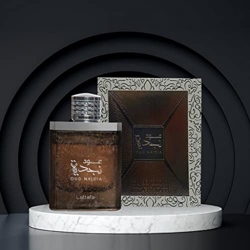 Lattafa Perfumes Oud Najdia for Unisex Eau de Parfum Spray, 3.4 Ounce