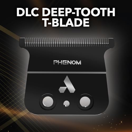 Andis 562310 Phenom Professional Cord/Cordless Lithium-ion Electric Beard & Hair Trimmer with Charging Stand, Gold
