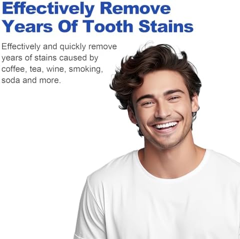 Ollm Teeth Whitening Pen Gel - 3 Pcs Tooth Whitening Gel Professional, 20+ Uses, Effective＆Painless, No Sensitivity, Easy to Use, Beautiful White Smile Tooth Whitener for Home, Travel