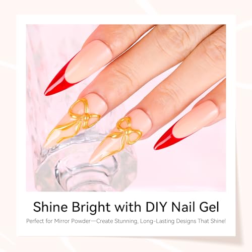 Makartt 3D Gel Nail Art 2 Pcs 15g Nail Sculpting DIY No Wipe 3D Molding Gel for Nails Decoration, Manicure Sculpture Nails