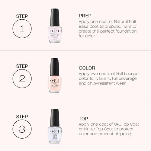 OPI Nail Lacquer Nail Polish | Opaque Light Blue Crème Chip Resistant Nail Polish | Vegan, Fast Drying, Streak Free