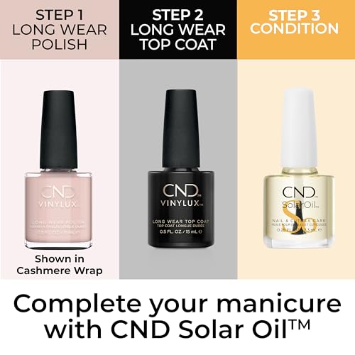 CND Vinylux Longwear Nude Nail Polish, Gel-like Shine & Chip Resistant Color, 0.5 Fl Oz