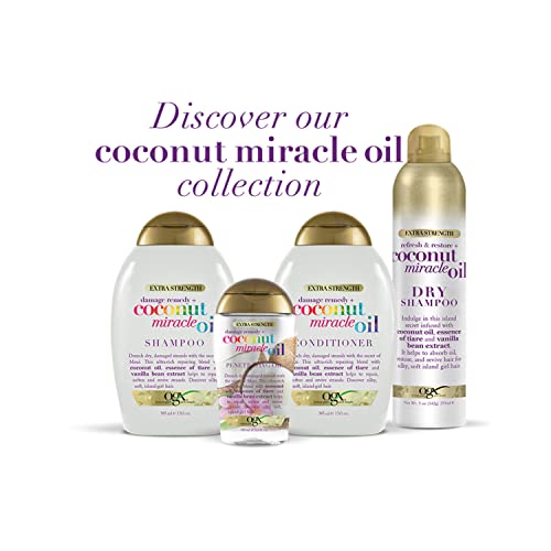 OGX Extra Strength Refresh Restore + Dry Shampoo, Coconut Miracle Oil, 5 Ounce