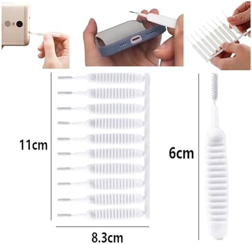 Shower Head Cleaning Brush, 2024 Upgrade Shower Head Cleaning Brush for Small Hole Gap Hole Anti-Clogging Cleaning Brush Multifunctional Shower Head Cleaner Tool for Household (10pcs)