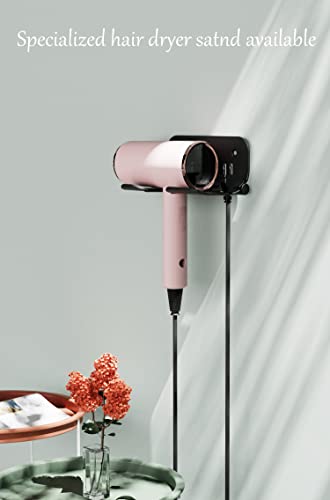 FUNTIN Hair Dryer, Blow Dryer with Diffuser Brush for Women 4C Thick Hair Ionic Hair Dryer(Baby Pink)