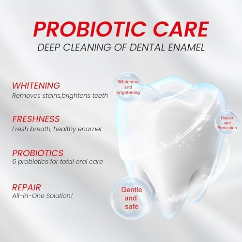 SP-6 Toothpaste, Cooling Fresh Breath, and 7-Pro Whitening Toothpaste Bundle | 6 Probiotics for Oral Health, Fluoride-Free, Safe for Enamel, Deep Whitening & Freshness