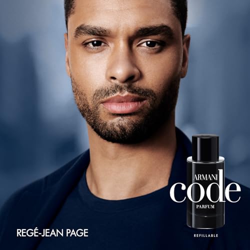 Armani Beauty – Code – Parfum Refill – Cologne for Men – Fresh & Aromatic Men’s Fragrance – Bergamot, Clary Sage, Tonka Bean Notes - 5.0 Fl Oz