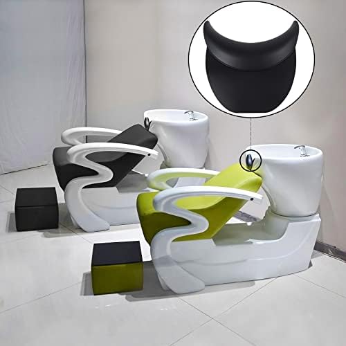 WUWEOT Salon Gel Neck Rest Cushion, Non-slip Silicone Shampoo Bowl Neck Pillow, Hair Washing Sink Basin Tool for Salon and Home