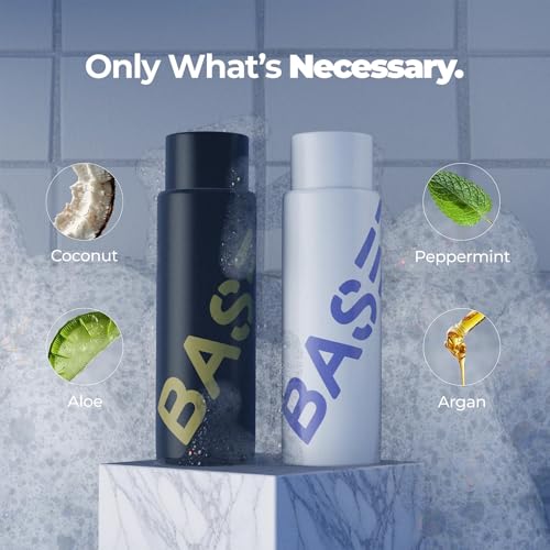 Shampoo, Conditioner & Leave-In Conditioner Deluxe Bundle with Peppermint, Coconut & Avocado Oil, Deluxe Hair Bundle for Men, Two 12 fl oz & One 6.8 fl oz Bottles (Pack of 3)