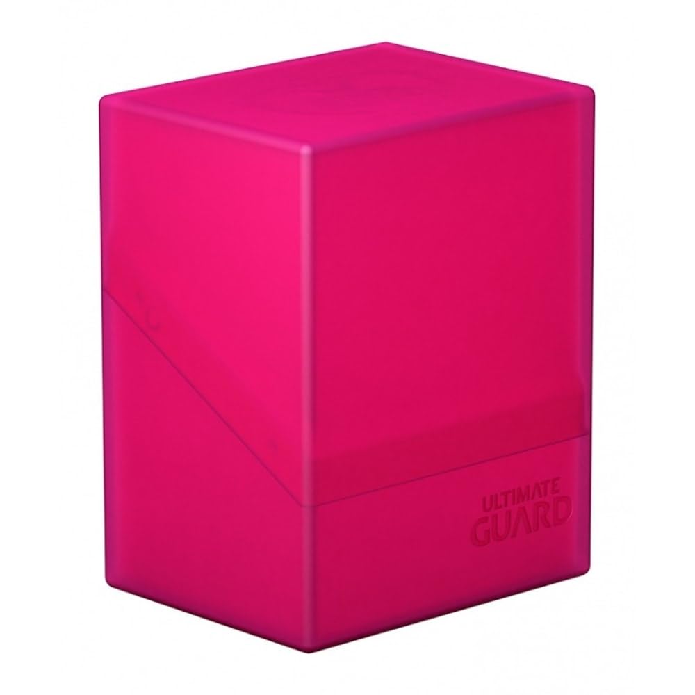 Ultimate Guard Boulder 80+, Deck Case for 80 Double-Sleeved TCG Cards, Rhodonite, Secure & Durable Storage for Trading Card Games, Soft-Touch Finish