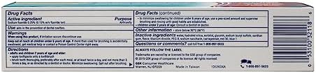 Aquafresh Cavity Protection Tube Cool Mint, 5.6 Ounce (Pack of 6)
