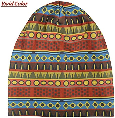 Sleep Cap Satin Bonnet Extra Large African Print Hair Wrap for Curly Hair, Locs Black Women