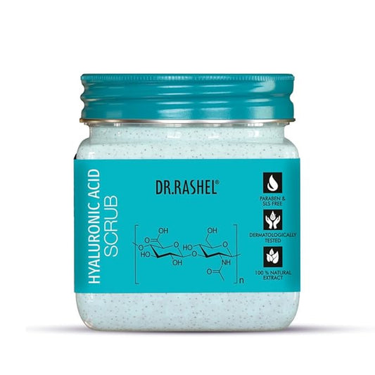 DR.RASHEL Hyaluronic Scrub For Youth Revitalizing, Nourishing, Hydrating & Elasticity - 380ml / 12.84 Fl Oz