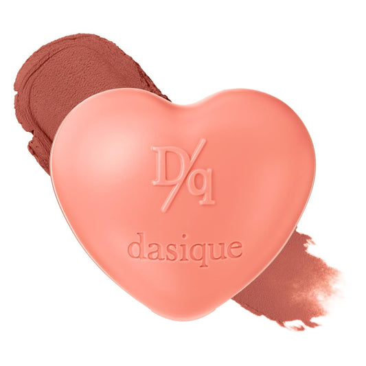 dasique Souffle Color Pot #06 Mocha Bun – Makeup Blush, Buildable Silky-Smooth Texture, Build-In Mini Brush, Multi-Use For Cheek and Lip