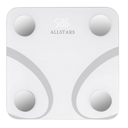 Smart Scale for Body Weight, Fat, BMI, High Precision, 396 lbs Capacity, Large LED Display, Fitness Health Scale, Smartphone App Sync - White