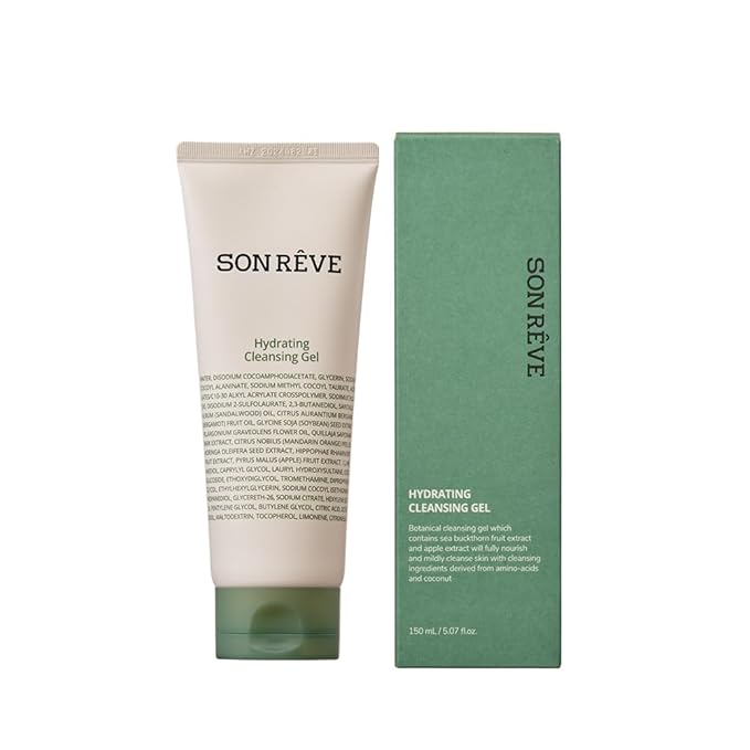 Hydrating Cleansing Gel - Hippophae Rhamnoides Fruit Extract - 6.76 fl.oz. Korean skincare