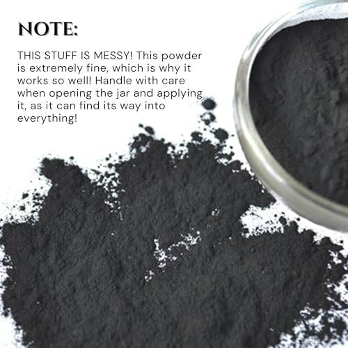 Organic Charcoal Powder by Schizandu - Activated Charcoal Natural, Vegan, Organic, GMO Free - Large Bottle 25 oz Powder