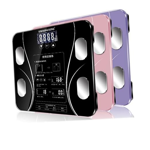 Intelligent Weight Scale Body Fat Scale Body Weight Scale Electronic Weighing Scale Digital Scales for Body Weight Household Health Monitor (Without Battery)