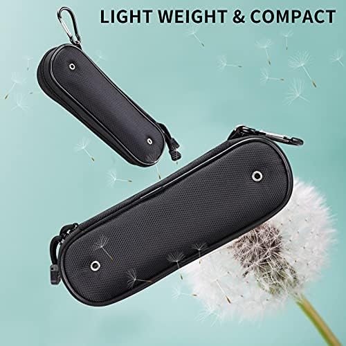 Toothbrush Travel Case for Oral-B Pro 500/600/650/1000/1500/2000/3000/3500/5500/Pro-Health,Genius X Limited/6000/7000/7500/8000/9600,Smart 1500/3000/5000,Vitality Dual Clean.(Case Only) Black
