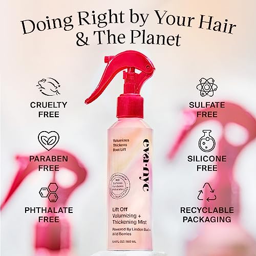 Eva NYC Lift Off Volumizing + Thickening Hair Mist, Volumizing Spray for Fine Hair, 5.4 fl oz