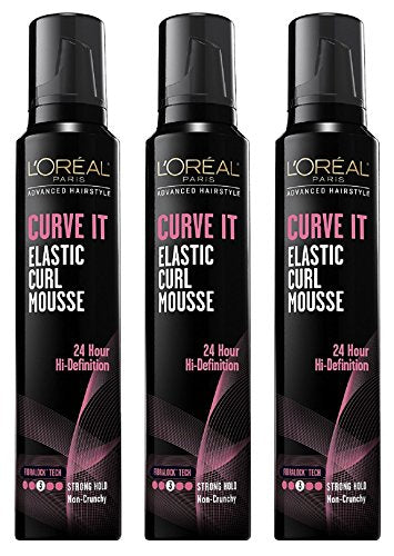 L’Oreal Paris Advances Hair Style Curve It Curl Mousse 8.3z (Pack of 3)