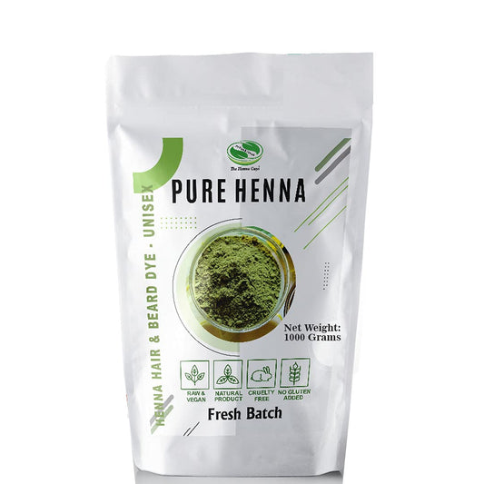 1000 Grams - 100% Pure Henna Powder For Hair Dye - Red Henna Hair Color, Best Red Henna For Hair - The Henna Guys
