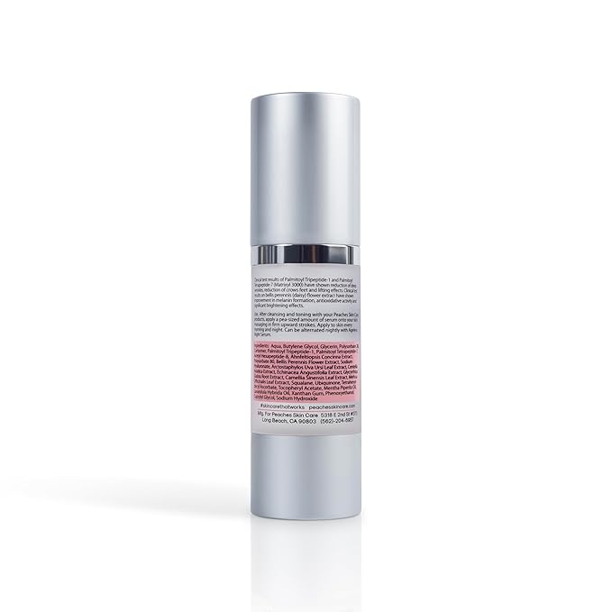 Face Tightening and Lifting Serum – Anti-Aging Formula with Peptides and Vitamins A, B, C & E – Vegan Skincare for Firm, Radiant Skin – Luminescent Lifting Serum (1 fl. oz)