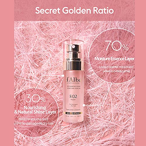 d'alba Piedmont Italian White Truffle Professional Repairing Hair Perfume Serum Fragrance (1.69 fl oz)