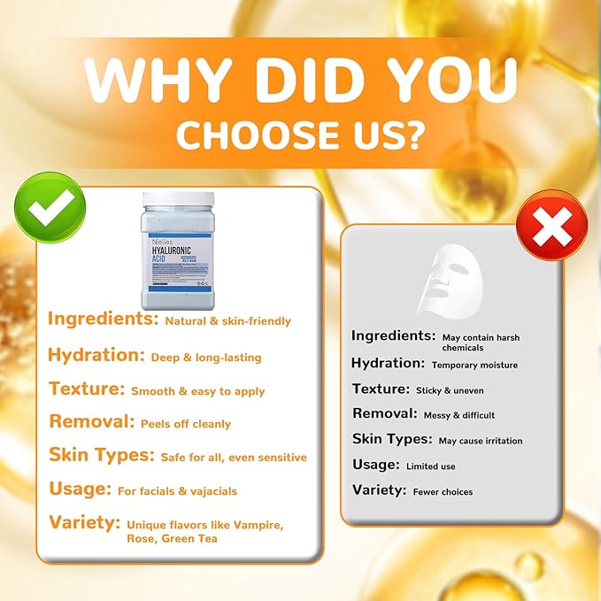 Jelly Mask for Facial Professional- Peel off Hydro Face Mask Powder for Hydrating & Cleaning - 23 Fl oz (24k)