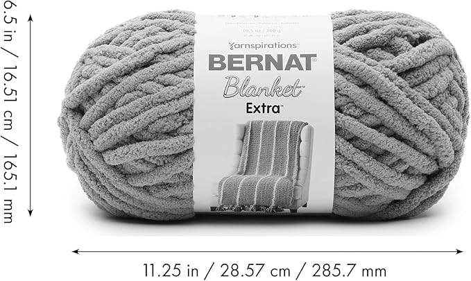 Bernat Blanket Extra ORCHI, 1 Pack, Gray Orchid