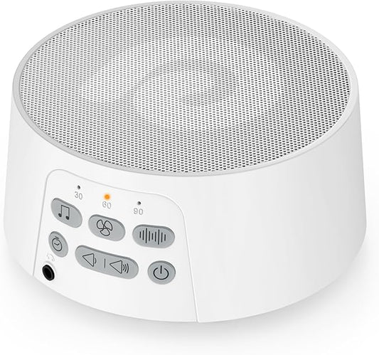 Dreamegg White Noise Sound Machine for Adults Sleeping, D3 Pro Sound Machine for Baby Adults, 29 HiFi Sound, Battery/Adapter, Portable Sound Machine for Sleeping, Sound Therapy for Home Office Travel