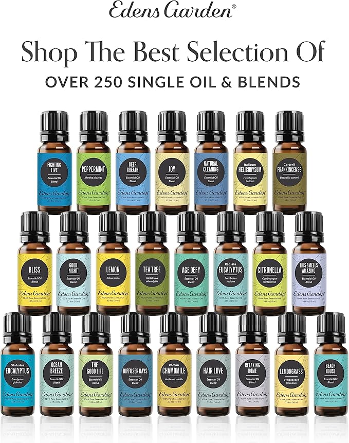 Edens Garden Sore Muscles & Pain Ease Essential Oil Blend- 100% Pure Premium Grade, Undiluted, Natural, Therapeutic, Aromatherapy, The Best for Diffusing, Skin, Face, Humidifiers 10 ml (.33 fl oz)