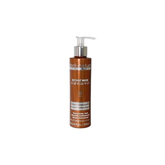 Ultra Fast Keratin Hair Mask - Nourishes, Strengthens, and Regenerates Fiber Repairs Damaged Brittle Smooth Shiny Appearance 200 ml