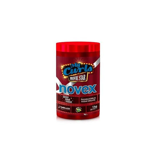 NOVEX Value Size Deep Conditioning Hair Masks infused with Natural Ingredients (1kg/35oz) (My Curls Movie Star Mask 35oz)